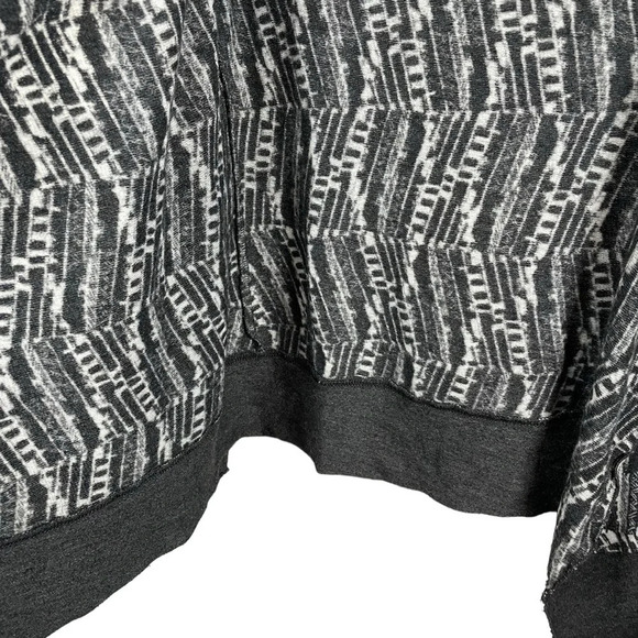 Prana Graceful Open Wrap Hooded Moonrock Cardigan in Grey Size S - Picture 12 of 12